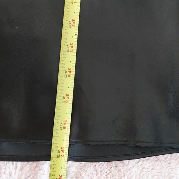 Vintage Ice Slip Dress Black Size 4 - Picture 7 of 8